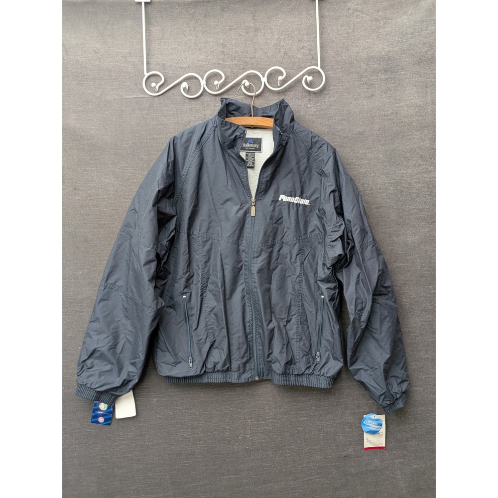 Holloway PSU Penn State Jacket Full Zip Wind/Water Resistant Game Day Coat NWT M